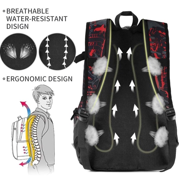 School Backpack-Travel Bag for Men & Women Lightweight with Laptop Compartment - Picture 4 of 5